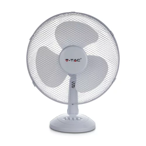 VT-4012-3 40W Desk Fan With Knock-Down Base-4 Buttons-3 Blades(12Inch)