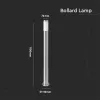 VT-838 Bollard Lamp-Stainless Steel Body(110Cm)E27 Satin Nickel-Ip44