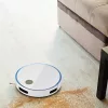 VT-5522 Robotic Vacuum Cleaner With Remote Control-White & Blue
