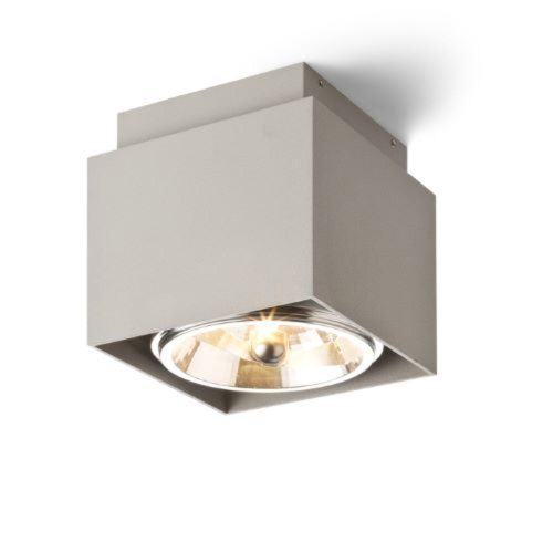 RENDL R13491 EX Extravalance Square Aluminium Lamp for Halogen Bulb, 50 W, 230V/12V