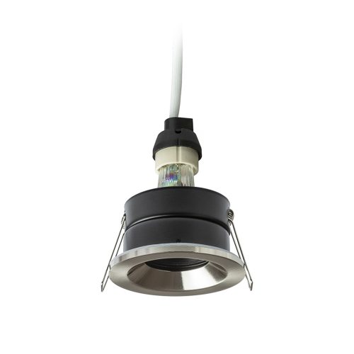 RENDL R13601 BELLA Built-in Lamp for Gu10 Led Bulb, IP65, 15 W, 230V, Matt Nickel, IP65