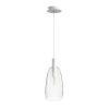 RENDL R13658 BELLINI Glass Hanging Lamp for E14 Led Bulb, Transparent Design, 15 W, 230V