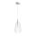 RENDL R13658 BELLINI Glass Hanging Lamp for E14 Led Bulb, Transparent Design, 15 W, 230V
