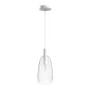 RENDL R13658 BELLINI Glass Hanging Lamp for E14 Led Bulb, Transparent Design, 15 W, 230V