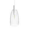 RENDL R13658 BELLINI Glass Hanging Lamp for E14 Led Bulb, Transparent Design, 15 W, 230V