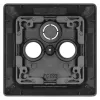 TV+R+SAT Connection socket cover, anthracite