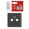 TV+R+SAT Connection socket cover, anthracite