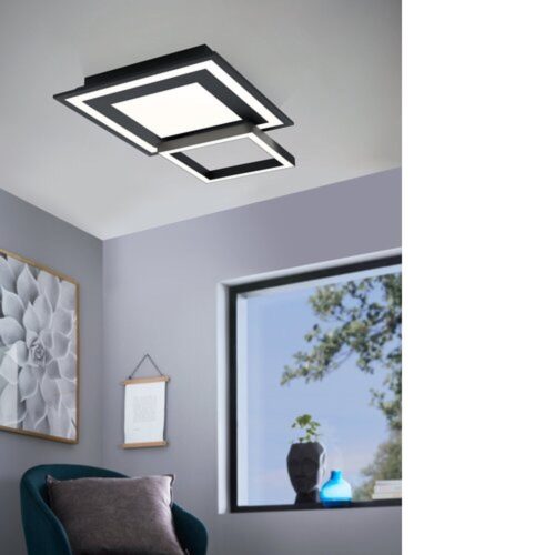 EGLO, 900025, SAVATARILA-Z, ceiling lamp, 2700 K 6500 K, LED, 4X2.7W, Dimmable, IP20, white