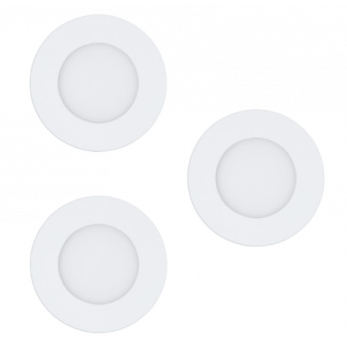 EGLO 900099 FUEVA-Z recessed lamp 2700 K 6500 K LED 3X2.8W Yes IP20 IP44 white