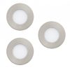 EGLO, 900111, FUEVA-Z, recessed lamp, 2700 K 6500 K, LED, 3X2.8W, Dimmable, IP20, IP44, white