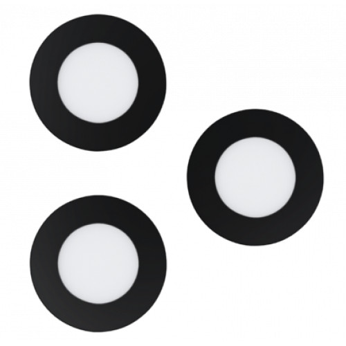 EGLO, 900105, FUEVA-Z, recessed lamp, 2700 K 6500 K, LED, 3X2.8W, Dimmable, IP20, IP44, white
