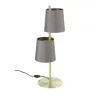 EGLO, 99611, ALMEIDA 2, table lamp, E27, 2X40W, IP20, cappuccino, copper