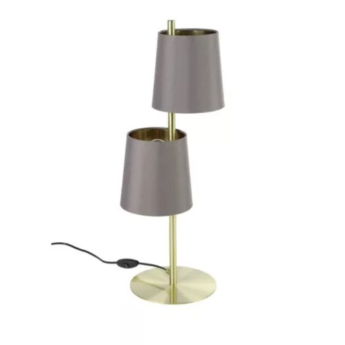 EGLO, 99611, ALMEIDA 2, table lamp, E27, 2X40W, IP20, cappuccino, copper