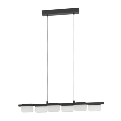 EGLO , 98876 , ERVIDEL , pendant , 3000 K , LED , 6X4.5W , Dimmable , IP20 , satin