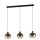 EGLO, 99615, OILELLA, pendant light, E27, 3X40W, IP20, black-brown-transparent