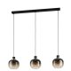 EGLO, 99615, OILELLA, pendant light, E27, 3X40W, IP20, black-brown-transparent