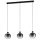 EGLO, 99617, OILELLA, pendant, E27, 3X40W, IP20, black-gray-transparent
