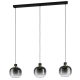 EGLO, 99617, OILELLA, pendant, E27, 3X40W, IP20, black-gray-transparent