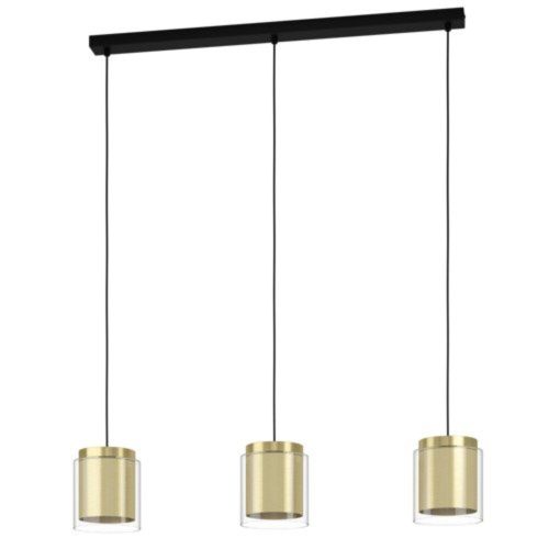 EGLO, 99654, LAGUNITAS, pendant, E27, 3X40W, IP20, transparent