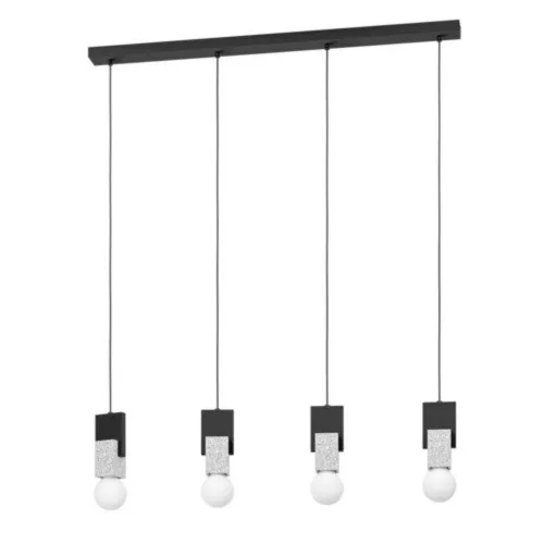 EGLO, 99532, LOBATIA, pendant, E27, 4X40W, IP20, gray, white