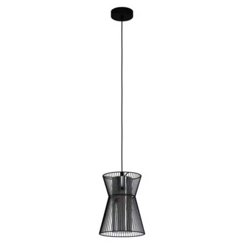 EGLO, 99633, MASETA, pendant, E27, 1X40W, IP20, black-transparent