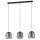 EGLO, 99706, FLORESTA, pendant, E27, 3X40W, IP20, black-transparent