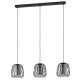 EGLO, 99706, FLORESTA, pendant, E27, 3X40W, IP20, black-transparent