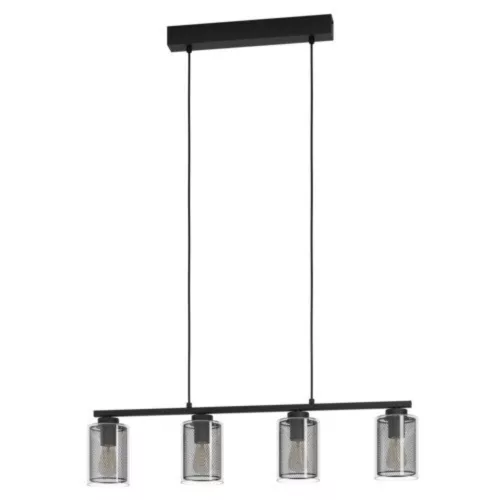EGLO, 99707, ZOCABON, pendant, E27, 4X40W, IP20, transparent