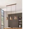 EGLO, 99438, SEGEZIA, pendant light, E27, 3X40W, IP20, mocha, gold