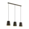 EGLO, 99438, SEGEZIA, pendant light, E27, 3X40W, IP20, mocha, gold