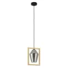 EGLO, 99701, VIGLIONI, pendant, E27, 1X40W, IP20, black-transparent