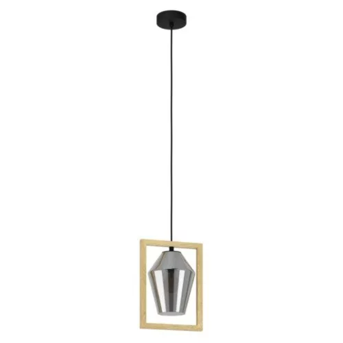 EGLO, 99701, VIGLIONI, pendant, E27, 1X40W, IP20, black-transparent