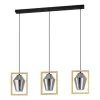 EGLO, 99702, VIGLIONI, pendant, E27, 3X40W, IP20, black-transparent