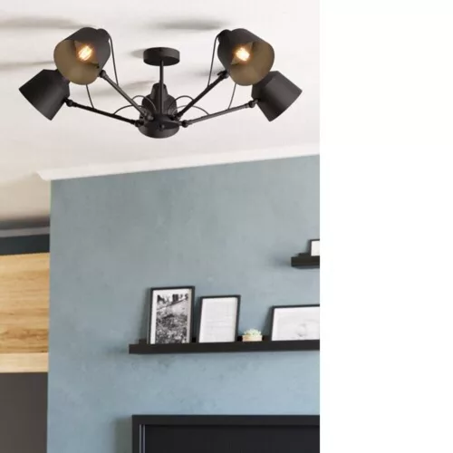 EGLO, 99667, BASURTU, ceiling lamp, E27, 5X40W, IP20