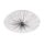 EGLO, 99699, NIEVES, ceiling lamp, 3000 K, LED, 10W, IP20, white, silver
