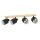 EGLO, 99492, BATALLAS, spot lamp, E27, 4X10W, IP20, black, white