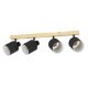 EGLO, 99492, BATALLAS, spot lamp, E27, 4X10W, IP20, black, white