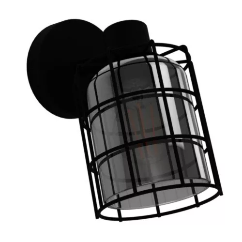 EGLO, 99711, CONSACA, spot lamp, E27, 1X28W, IP20, black-transparent