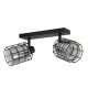 EGLO, 99712, CONSACA, spot lamp, E27, 2X40W, IP20, black-transparent
