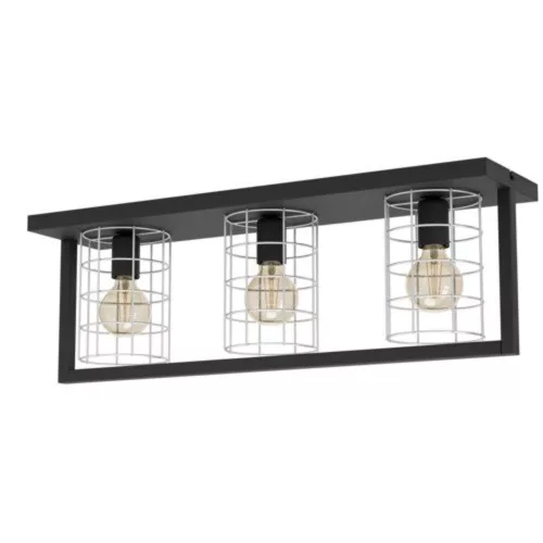 EGLO, 43661, JUBILY, ceiling lamp, E27, 3X40W, IP20, galvanized