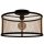 EGLO, 43603, DELLOW, ceiling lamp, E27, 1X40W, IP20, black, copper