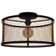 EGLO, 43603, DELLOW, ceiling lamp, E27, 1X40W, IP20, black, copper