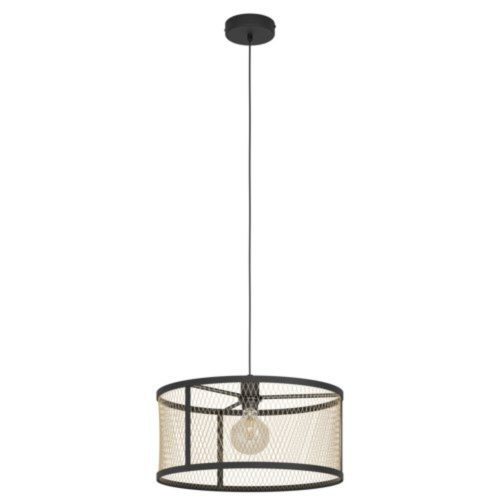 EGLO, 43604, DELLOW, pendant, E27, 1X40W, IP20, black, copper
