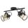 EGLO, 43532, DELLOW, spot lamp, E27, 2X40W, IP20, black, copper