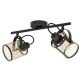 EGLO, 43532, DELLOW, spot lamp, E27, 2X40W, IP20, black, copper