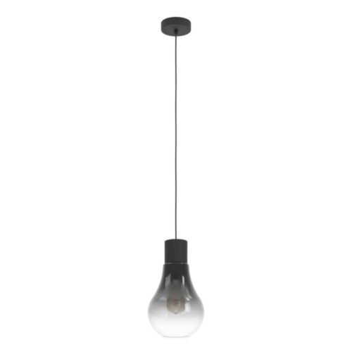 EGLO, 43129, CHASELY, pendant, E27, 1X40W, IP20, black-gray-transparent