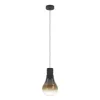 EGLO, 43459, CHASELY, pendant, E27, 1X40W, IP20, black-brown-transparent