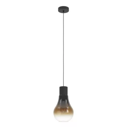 EGLO, 43459, CHASELY, pendant, E27, 1X40W, IP20, black-brown-transparent