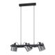 EGLO, 43606, HORNWOOD 2, pendant, E27, 3X40W, IP20, black-transparent