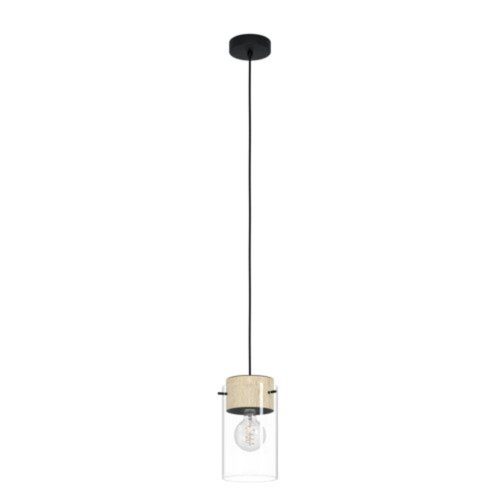 EGLO, 43545, MADRESELVA, pendant, E27, 1X28W, IP20, brown, transparent